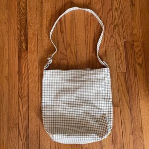 Baggu Checkered Canvas Duck Bag NWOT